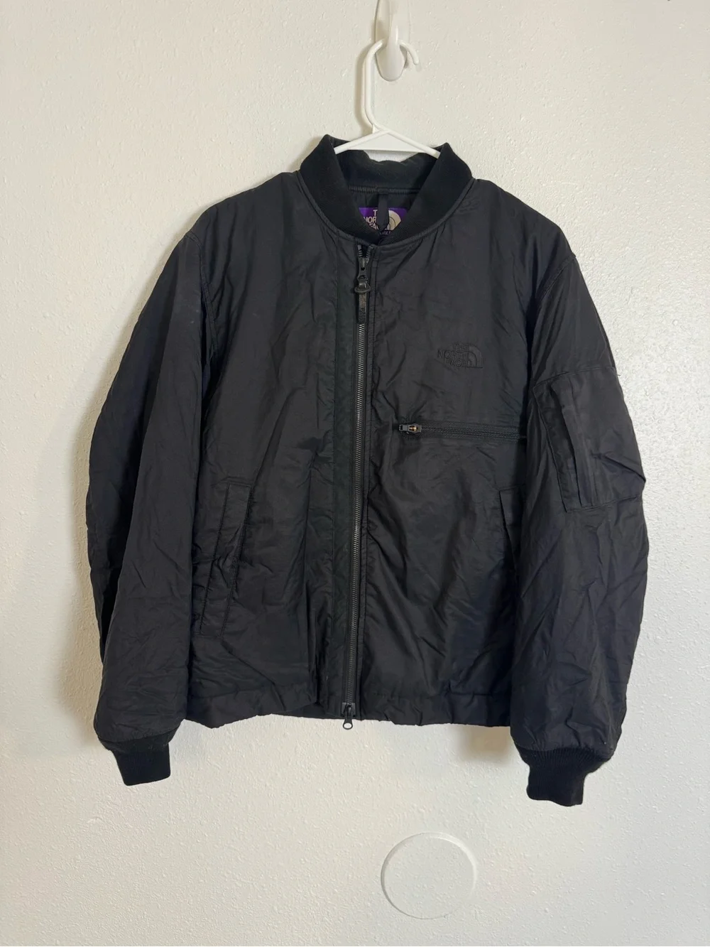 The North Face purple label insulated zip up field jacket